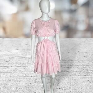 Bardot Junior Girls Pink Cutout Dress